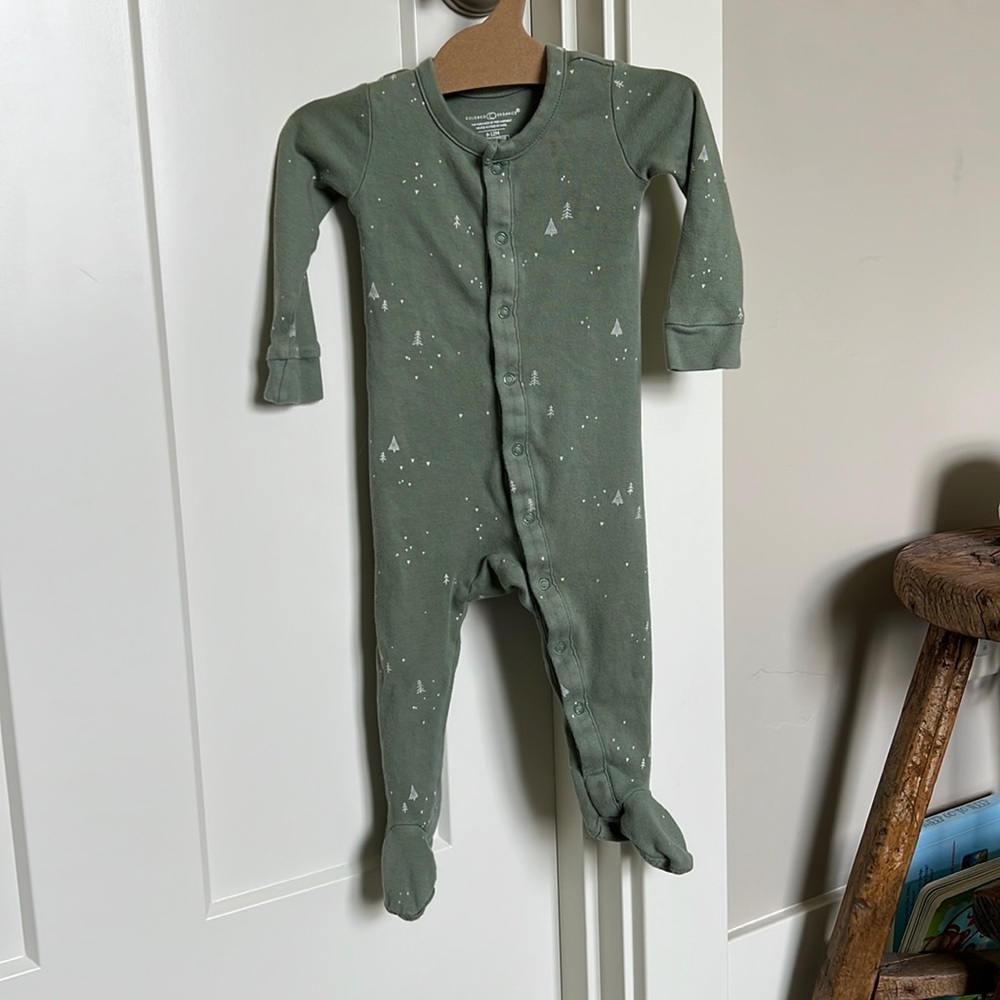 Colored Organics footie pajamas